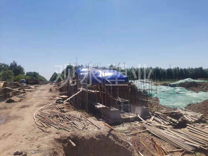 拱形桥梁水袋预压